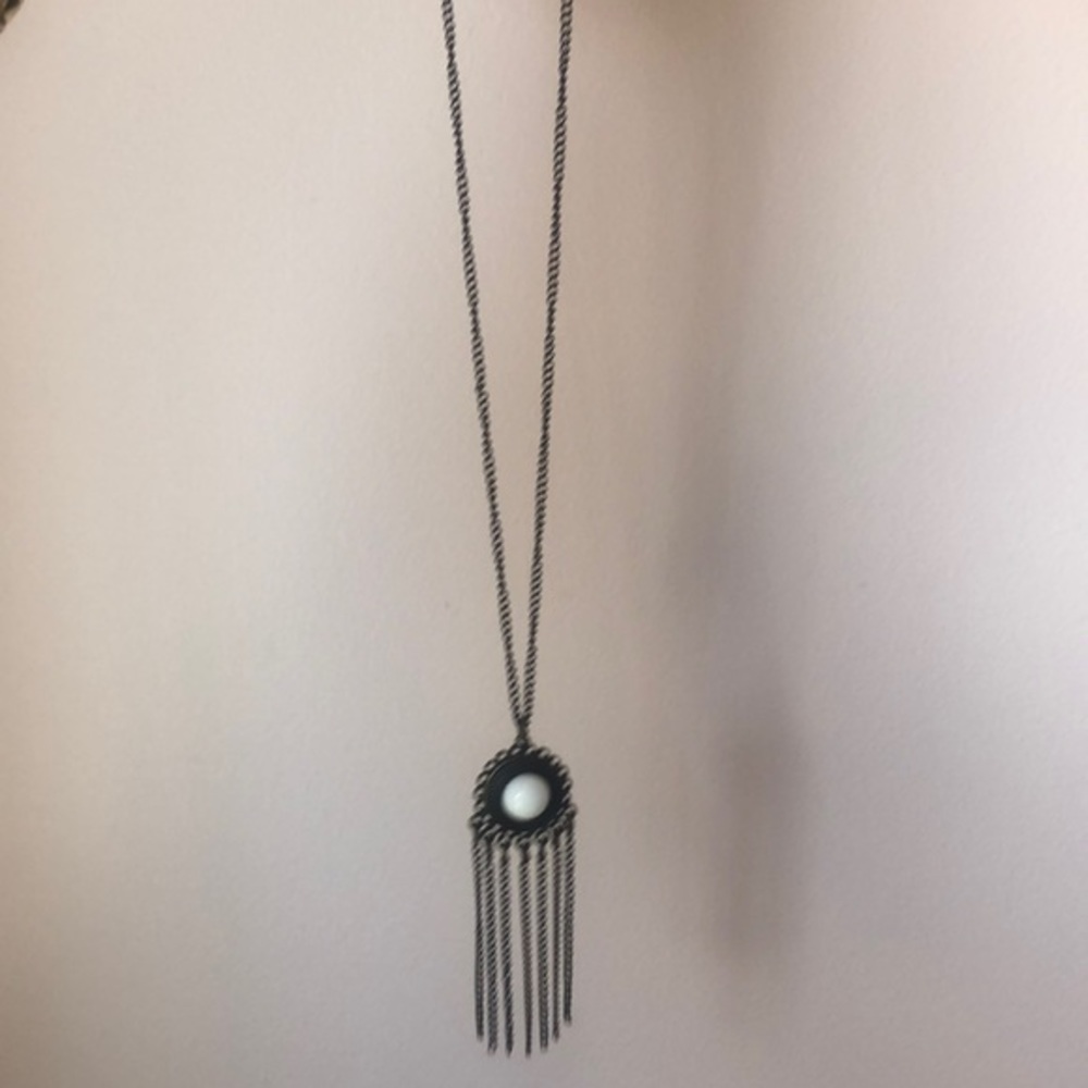 Long Fashion Accent Necklace